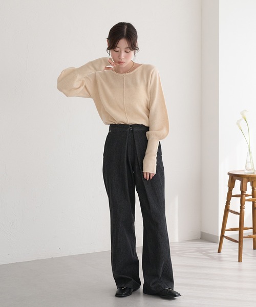 raffime(ラフィミー)の「【Raffime】センターホックカーブデニムパンツ(デニムパンツ・レディース・ブラック/ブラウン系その他・SMALL/MEDIUM)」の19枚目の写真