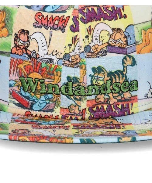 WIND AND SEA（ウィンダンシー）の「GARFIELD x WDS PATTERN CAP（キャップ・メンズ・ライトブルー・F）」の2枚目の写真