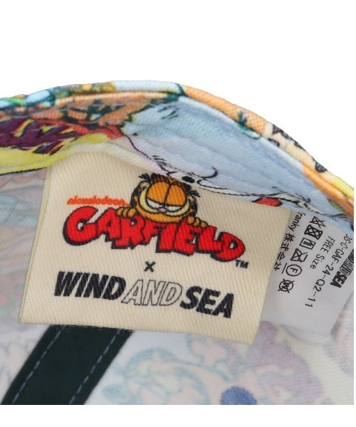 WIND AND SEA（ウィンダンシー）の「GARFIELD x WDS PATTERN CAP（キャップ・メンズ・ライトブルー・F）」の4枚目の写真