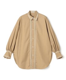 フロッキーレース レギュラーカラーシャツ（シャツ/ブラウス