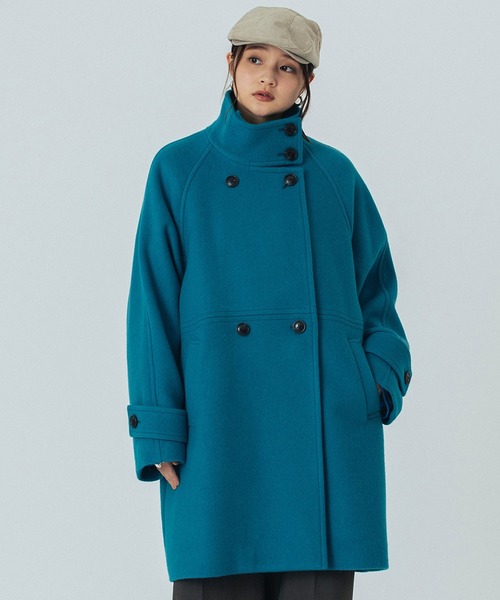 ROSE BUD（ローズバッド）の「STAND COLLAR COAT（その他アウター・レディース・ネイビー/ブルー/バーガンディー・S/M）」の21枚目の写真