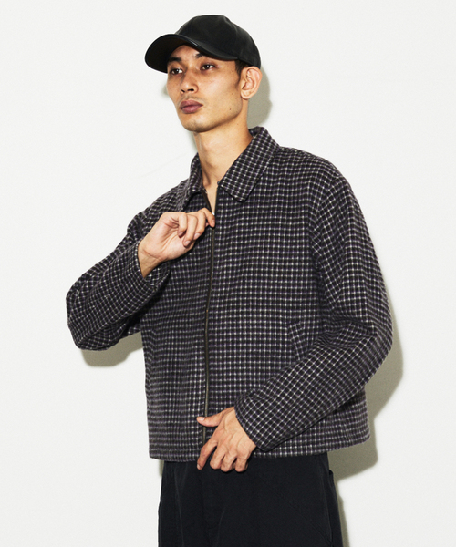 JOURNAL STANDARD(ジャーナルスタンダード)の「リニュール シャギー ジップ ジャケット(その他アウター・メンズ・ベージュ/ブラウン系その他・MEDIUM/LARGE)」の6枚目の写真