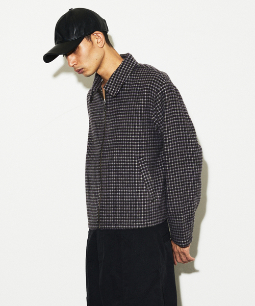 JOURNAL STANDARD(ジャーナルスタンダード)の「リニュール シャギー ジップ ジャケット(その他アウター・メンズ・ベージュ/ブラウン系その他・MEDIUM/LARGE)」の8枚目の写真
