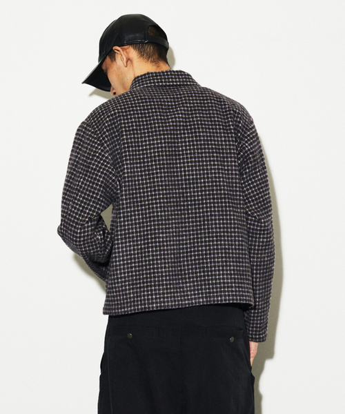 JOURNAL STANDARD(ジャーナルスタンダード)の「リニュール シャギー ジップ ジャケット(その他アウター・メンズ・ベージュ/ブラウン系その他・MEDIUM/LARGE)」の9枚目の写真