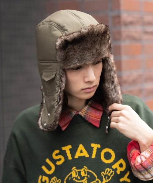 WEGO（ウィゴー）の「WEGO/フライトキャップ（キャップ・レディース・スミクロ/ブラック/カーキ/その他2/その他1・FREE）」の19枚目の写真