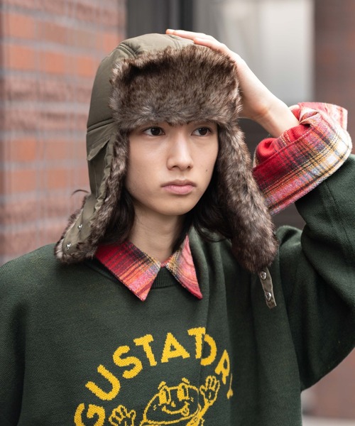 WEGO（ウィゴー）の「WEGO/フライトキャップ（キャップ・レディース・スミクロ/ブラック/カーキ/その他2/その他1・FREE）」の20枚目の写真