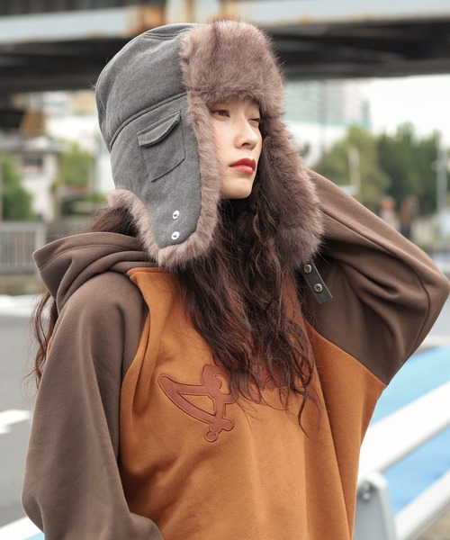 WEGO（ウィゴー）の「WEGO/フライトキャップ（キャップ・レディース・スミクロ/ブラック/カーキ/その他2/その他1・FREE）」の16枚目の写真