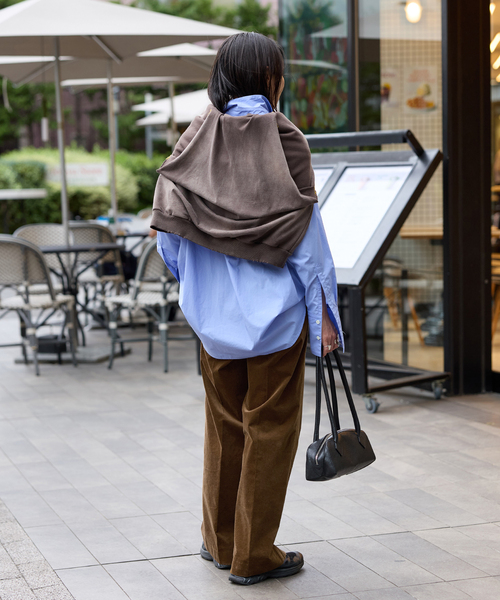 JOURNAL STANDARD(ジャーナルスタンダード)の「Velour tack PANTS(その他パンツ・レディース・キャメル/ネイビー・36/38)」の6枚目の写真