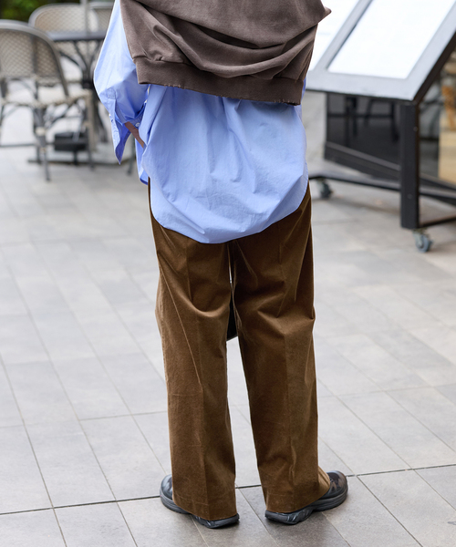 JOURNAL STANDARD(ジャーナルスタンダード)の「Velour tack PANTS(その他パンツ・レディース・キャメル/ネイビー・36/38)」の7枚目の写真