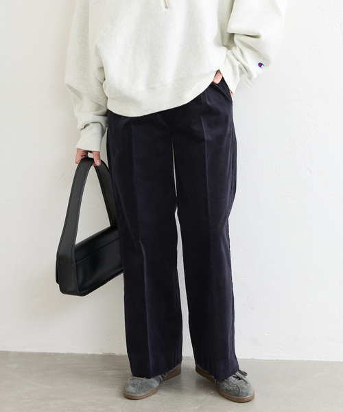 JOURNAL STANDARD(ジャーナルスタンダード)の「Velour tack PANTS(その他パンツ・レディース・キャメル/ネイビー・36/38)」の12枚目の写真