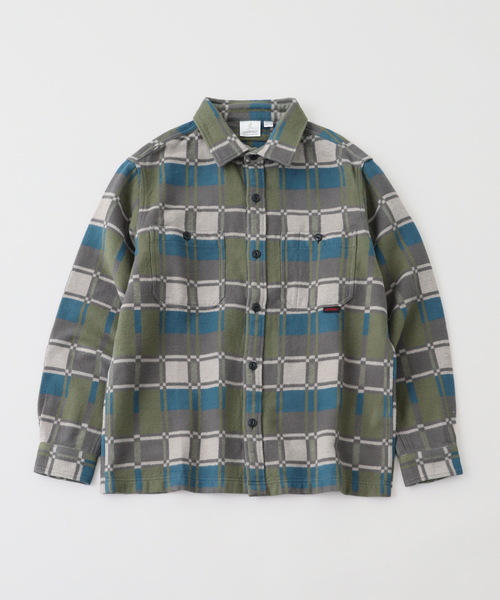 Gramicci(グラミチ)の「Gramicci / グラミチ FLANNEL ANTHONY SHIRT(シャツ/ブラウス・メンズ・ダークグリーン・MEDIUM/LARGE)」の1枚目の写真