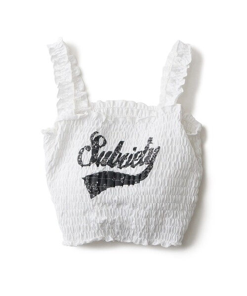 Subciety(サブサエティ)の「【WOMEN】Paisley glorious camisole(キャミソール・レディース・ホワイト/ブラック・FREE)」の15枚目の写真