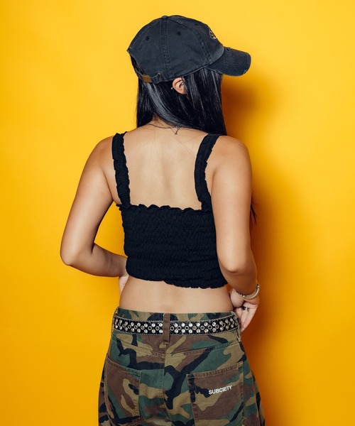 Subciety(サブサエティ)の「【WOMEN】Paisley glorious camisole(キャミソール・レディース・ホワイト/ブラック・FREE)」の7枚目の写真