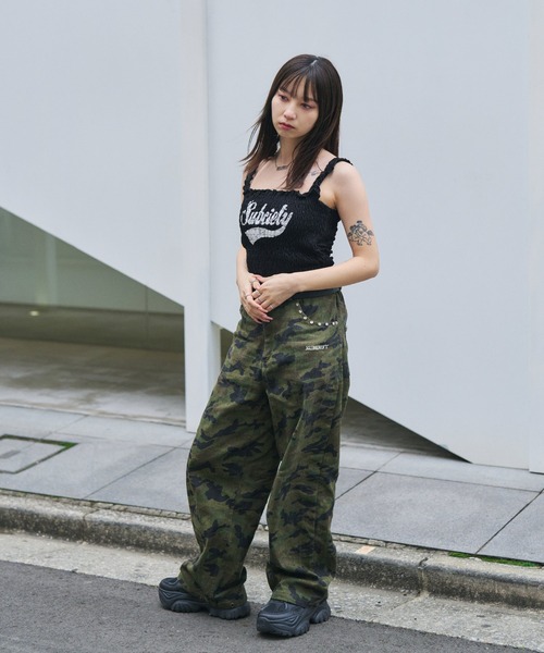 Subciety(サブサエティ)の「【WOMEN】Paisley glorious camisole(キャミソール・レディース・ホワイト/ブラック・FREE)」の14枚目の写真