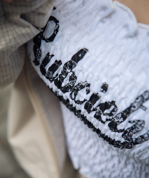 Subciety(サブサエティ)の「【WOMEN】Paisley glorious camisole(キャミソール・レディース・ホワイト/ブラック・FREE)」の9枚目の写真