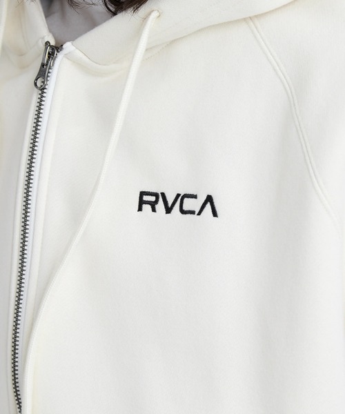 RVCA(ルーカ)の「RVCA メンズ ARCH BACK SIDE ZIP HD パーカー 【2025年秋冬モデル】/ルーカバックロゴジップアップパーカー・フーディー(パーカー・メンズ・グリーン系その他/ピンク系その他/ブラック/オフホワイト・X-LARGE/LARGE/MEDIUM/SMALL)」の6枚目の写真