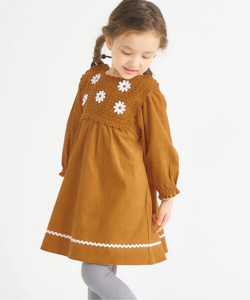 ジュニア対応】ハート・フラワー・さくらんぼモチーフワンピース