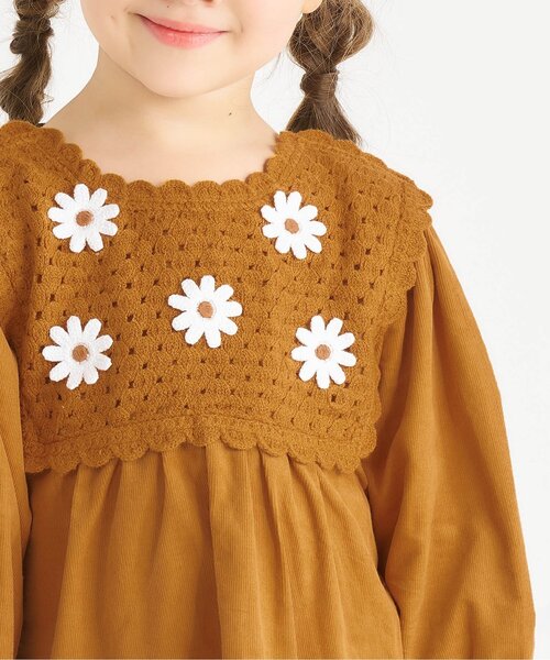 ジュニア対応】ハート・フラワー・さくらんぼモチーフワンピース