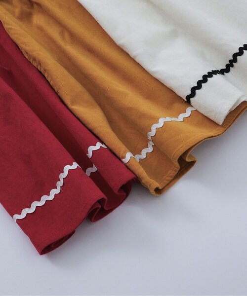 apres les cours（アプレレクール）の「【ジュニア対応】ハート・フラワー・さくらんぼモチーフワンピース（ワンピース・キッズ・アイボリー/レッド/マスタード・80/90/100/110/120/130/140）」の18枚目の写真