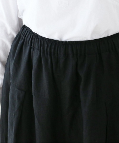 sanpo kuschel（サンポクシェル）の「リネン素材のパンツ（その他パンツ・レディース・ブラック・FREE）」の7枚目の写真