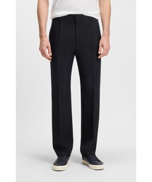 BOSS（ボス）の「リラックスフィットパンツ メランジ バージンウール（その他パンツ）」