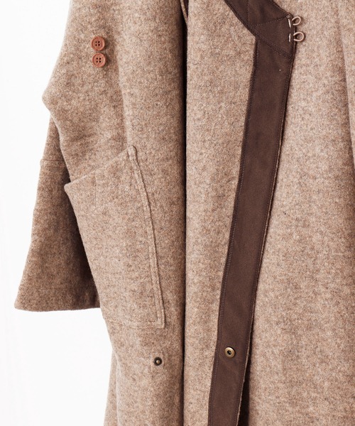 チャイハネ（チャイハネ）の「【チャイハネ】ネオチベタンMEN'Sコート（その他アウター・メンズ・ベージュ/ブラック・FREE）」の6枚目の写真