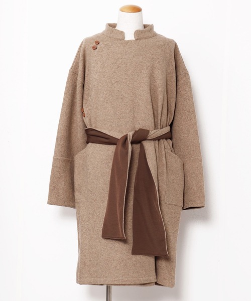 チャイハネ（チャイハネ）の「【チャイハネ】ネオチベタンMEN'Sコート（その他アウター・メンズ・ベージュ/ブラック・FREE）」の9枚目の写真