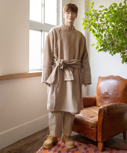 チャイハネ（チャイハネ）の「【チャイハネ】ネオチベタンMEN'Sコート（その他アウター・メンズ・ベージュ/ブラック・FREE）」の10枚目の写真