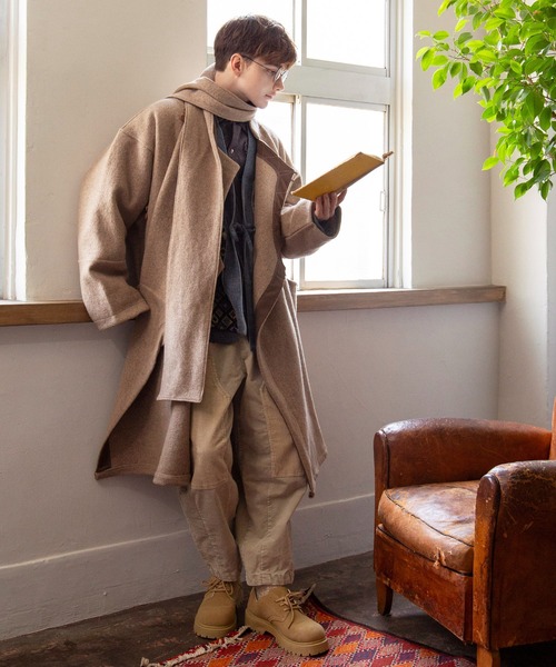 チャイハネ（チャイハネ）の「【チャイハネ】ネオチベタンMEN'Sコート（その他アウター・メンズ・ベージュ/ブラック・FREE）」の13枚目の写真