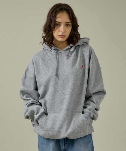 FRUIT OF THE LOOM（フルーツオブザルーム）の「【FRUIT OF THE LOOM】PRINT HOODIE2/プリントフーディ/ユニセックス【WEB限定】（パーカー・メンズ・グレー/ブラック・M/L/XL）」の2枚目の写真