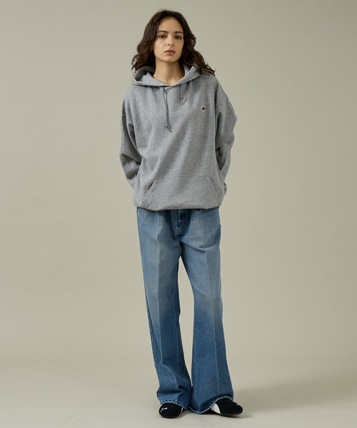 FRUIT OF THE LOOM（フルーツオブザルーム）の「【FRUIT OF THE LOOM】PRINT HOODIE2/プリントフーディ/ユニセックス【WEB限定】（パーカー・メンズ・グレー/ブラック・M/L/XL）」の9枚目の写真