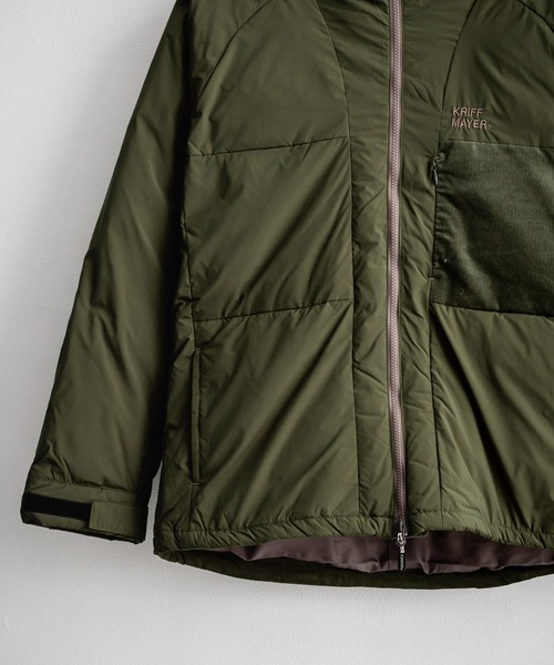 KRIFF MAYER（クリフメイヤー）の「KRIFF MAYER クリフメイヤー CLEANNESS クリーネスワンポイントロゴ刺繍中綿ジャケット 2515100（ダウンジャケット/コート・メンズ・ネイビー/ブラック/カーキ・M/L/XL）」の17枚目の写真