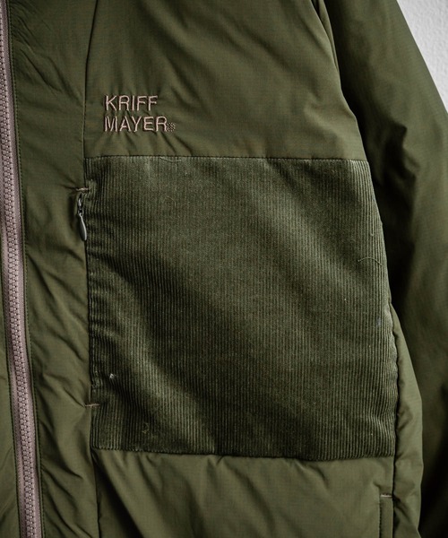 KRIFF MAYER（クリフメイヤー）の「KRIFF MAYER クリフメイヤー CLEANNESS クリーネスワンポイントロゴ刺繍中綿ジャケット 2515100（ダウンジャケット/コート・メンズ・ネイビー/ブラック/カーキ・M/L/XL）」の16枚目の写真