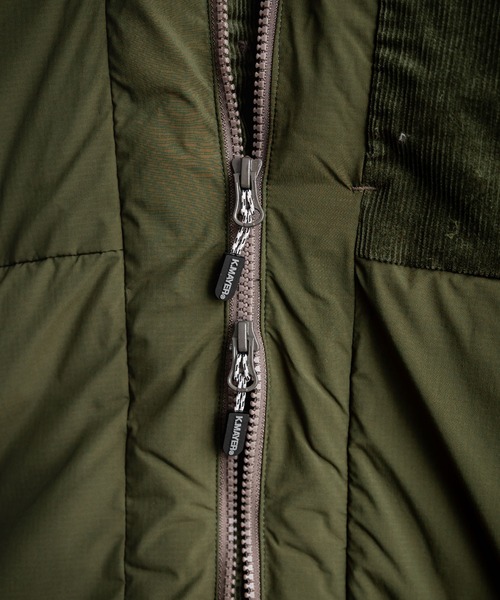 KRIFF MAYER（クリフメイヤー）の「KRIFF MAYER クリフメイヤー CLEANNESS クリーネスワンポイントロゴ刺繍中綿ジャケット 2515100（ダウンジャケット/コート・メンズ・ネイビー/ブラック/カーキ・M/L/XL）」の13枚目の写真