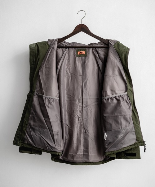 KRIFF MAYER（クリフメイヤー）の「KRIFF MAYER クリフメイヤー CLEANNESS クリーネスワンポイントロゴ刺繍中綿ジャケット 2515100（ダウンジャケット/コート・メンズ・ネイビー/ブラック/カーキ・M/L/XL）」の12枚目の写真