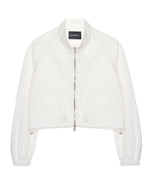 NICK&NICOLE（ニックアンドニコール）の「ROSE NICOLE GROOVY CROP JUMPER_WHITE（ナイロンジャケット・レディース・その他・FREE）」の4枚目の写真