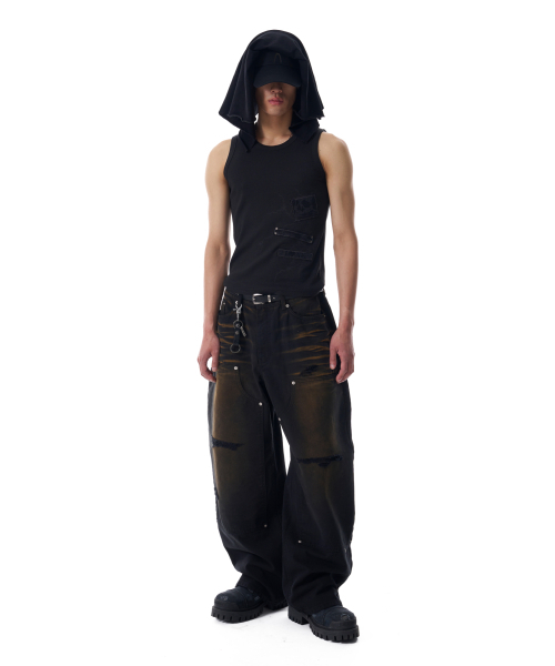 AAKAM(アーカム)の「Thorn Patch Sleeveless (Black)(Tシャツ/カットソー・レディース・その他・1/2)」の9枚目の写真