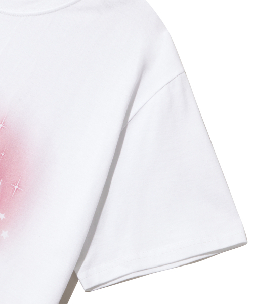 CNVS(ベティ ブープ)の「ベティブープ ベティムーン オーバーサイズ 半袖Tシャツ_ホワイト(Tシャツ/カットソー・レディース・ホワイト・ONE)」の5枚目の写真