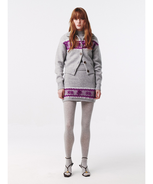 Kijun(キジュン)の「Nordic Knit Cardigan Melange Grey(カーディガン/ボレロ・レディース・その他・MEDIUM/SMALL)」の4枚目の写真