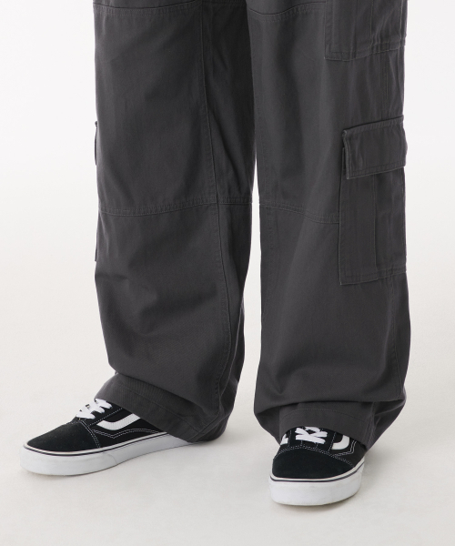 MUSINSA STANDARD（ムシンサスタンダード）の「コットンワイドマルチポケットカーゴパンツ[ダークグレー]（その他パンツ・メンズ・その他・40/38/42/36/34/32/30/31/33/26/27/28/29）」の9枚目の写真