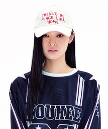 YOUHEE（ユヒ）の「LETTERING WASHING BALL CAP WHITE（キャップ）」