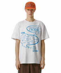 Overthinking Sounds Tee Melange Gray