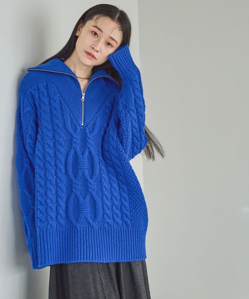フィッシャーマンニット（ニット/セーター）｜A part by（アパートバイ
