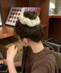 WESTSEA | もこもこ フェイクファー シュシュ(シュシュ)