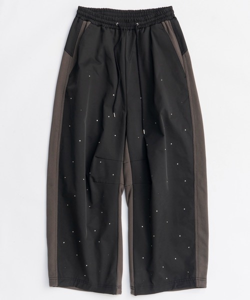 MAISON SPECIAL(メゾンスペシャル)の「Docking Rhinestone Easy Pants/ドッキングラインストーンイージーパンツ(その他パンツ・レディース・レッド/ブラック/オフホワイト・36/38)」の19枚目の写真