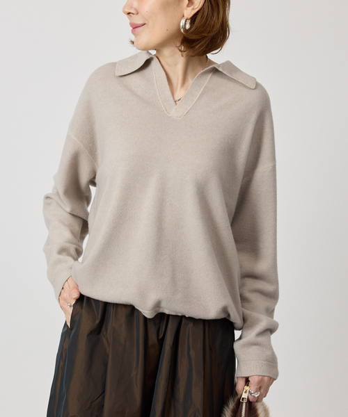 ATON エイトン Vintage Knit Skipper Sweater KRAGGW0 807（ニット