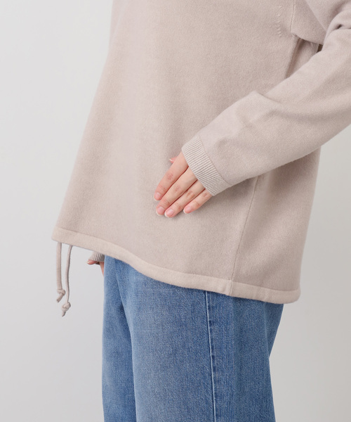 ATON(エイトン)の「ATON エイトン Vintage Knit Skipper Sweater KRAGGW0 807(ニット/セーター・レディース・ベージュ・SMALL)」の15枚目の写真