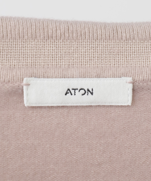 ATON(エイトン)の「ATON エイトン Vintage Knit Skipper Sweater KRAGGW0 807(ニット/セーター・レディース・ベージュ・SMALL)」の16枚目の写真
