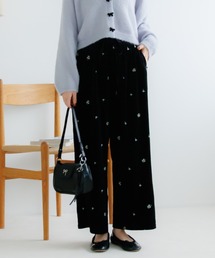 flower | ベロアエンブロイダリーパンツ2(その他パンツ)