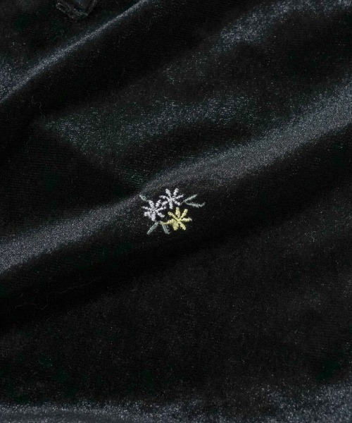 flower（フラワー）の「ベロアエンブロイダリーパンツ2（その他パンツ・レディース・ブラック/グレー・FREE）」の22枚目の写真